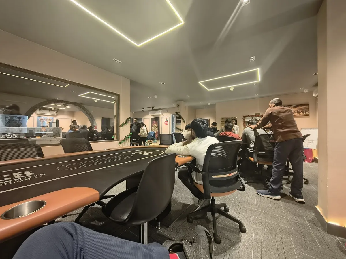Cowboys Poker Club poker room in Kolkata