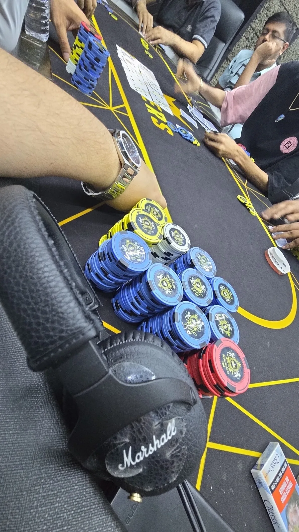 Rounders Gaming poker room in Kolkata